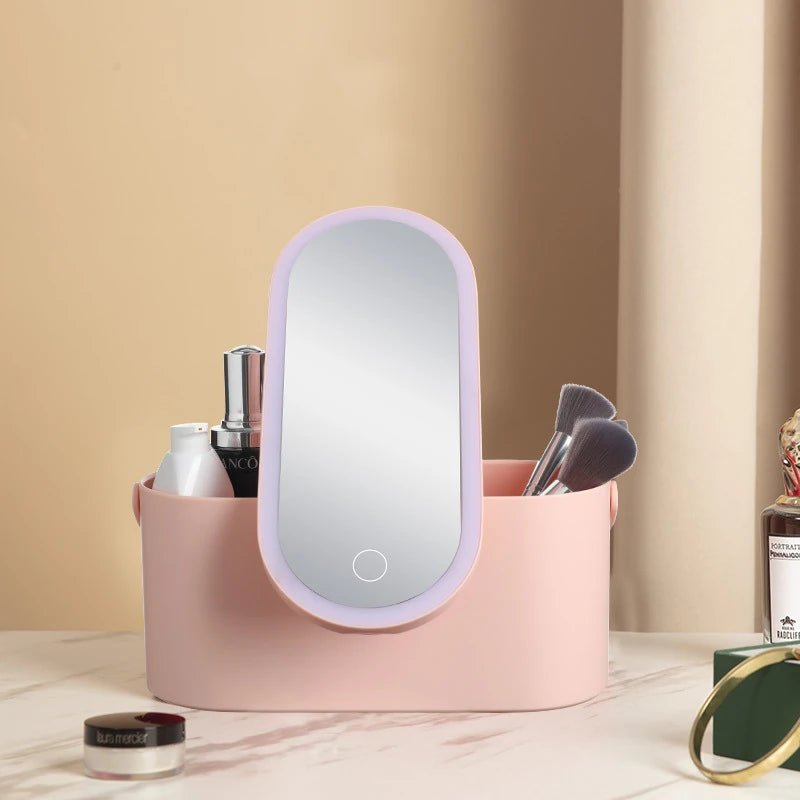 Organisateur de Maquillage avec Miroir LED - Nexus